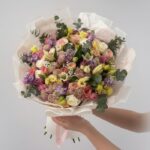 Pastel Garden Mixed Flower Bouquet