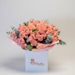 Pastel Peach Rose Box