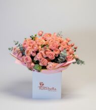 Pastel Peach Rose Box