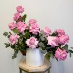 Pink Rose Vase Arrangement