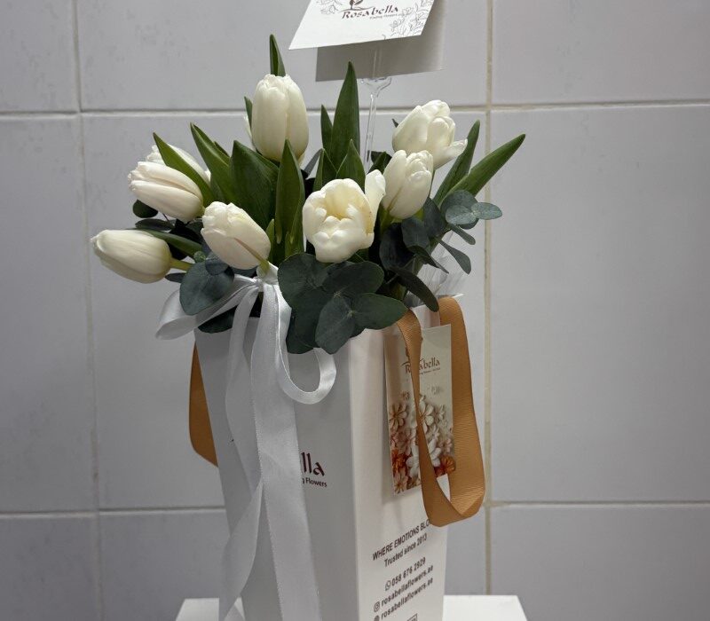 Pure White Tulip Box2 Pure White Tulip Box - Image 1